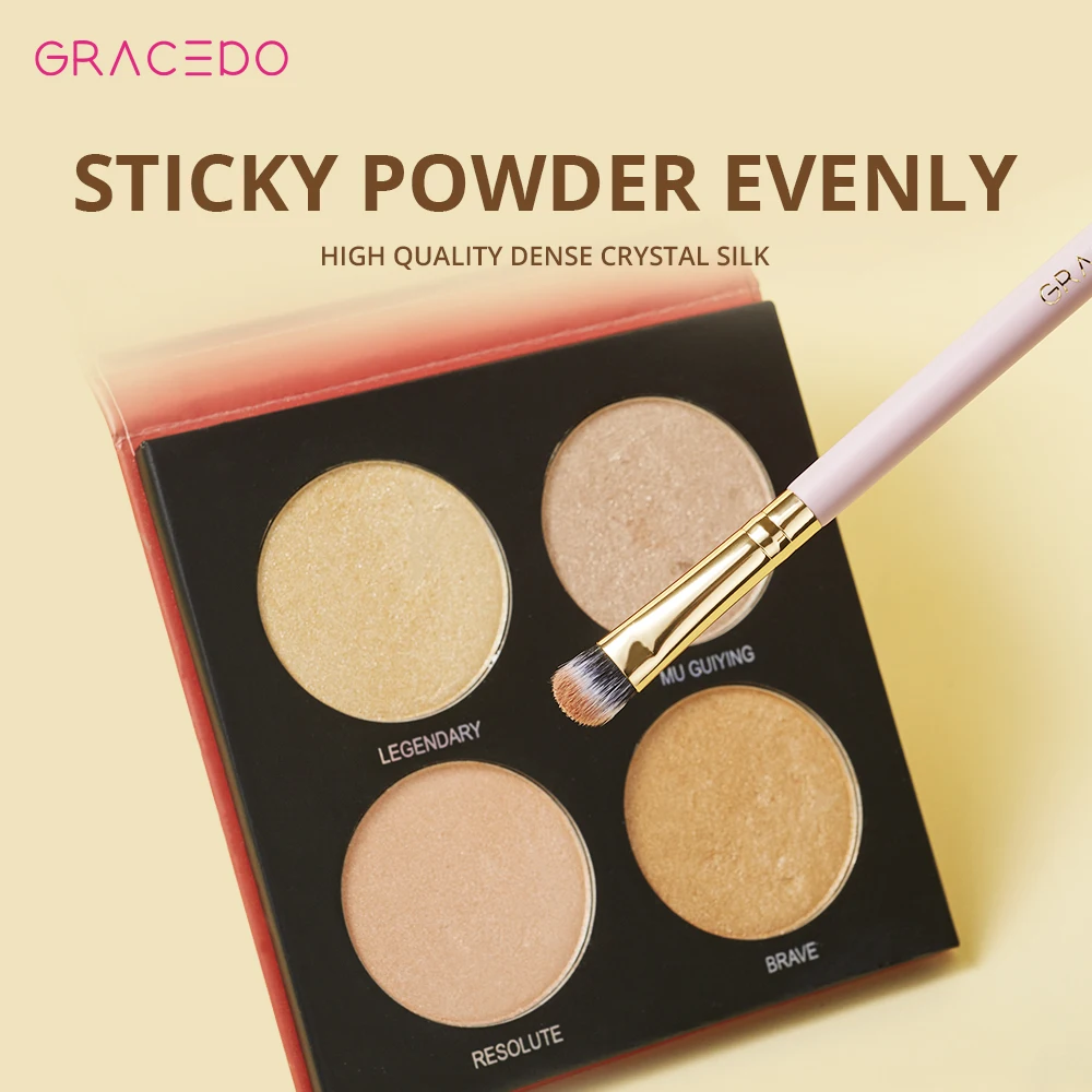 Gracedo professional makeup tool brush set wholesale custom logo case pink handle high quality vegan luxury makeup brush set