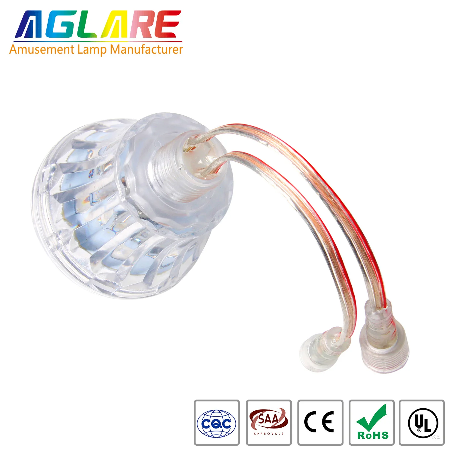 Aglare Hot sale amusement led lamp Pregrammable RGB led light