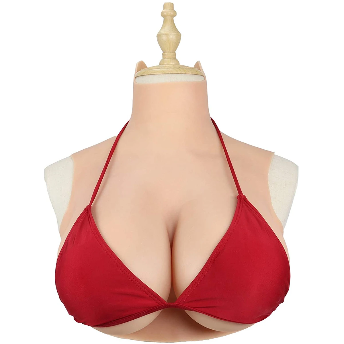 Sexy T-shirt design breastplate suitable for crossdressers transgender cosplay Silicone Wearable Breast Form