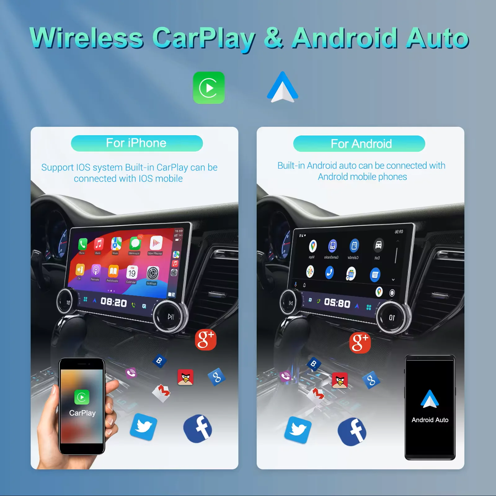 Zmecar Android Car TV Diamond Car Radio 11.8/10.1 Inch QLED Diamond 2k BT FM WIFI DSP OBD Car Multimedia Navigation Audio Player