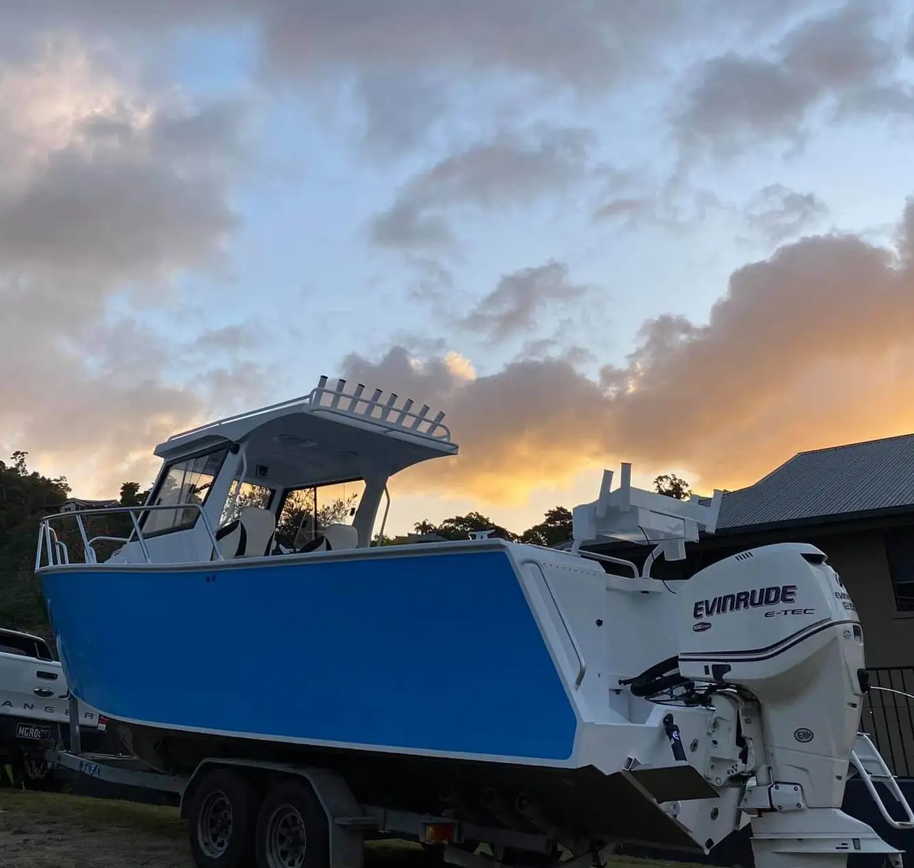 Gospel Boat Deep V 25ft/7.5m fishing vessel Aluminum fishing boat with Center Cabin