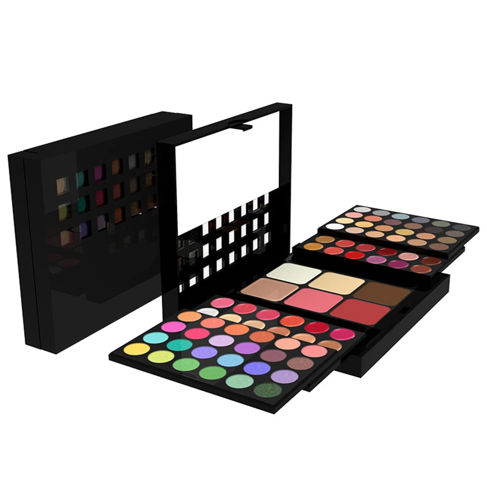 Professional Makeup set Multicolor Eyeshadow Palette Kit Set Face Contour Blush Lip gloss Foundation all in one High Pigment