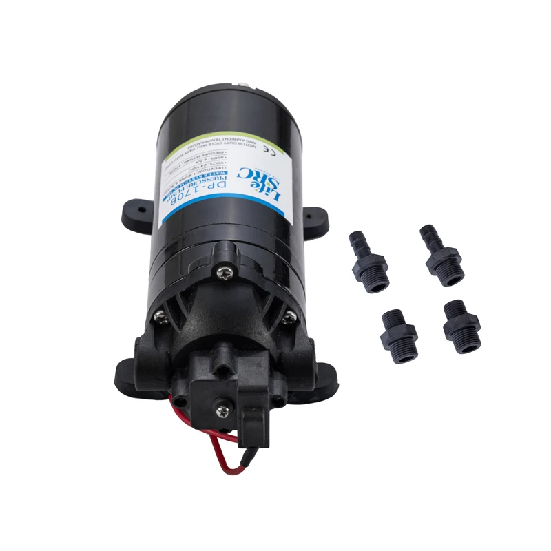 Lifesrc 120 PSI 24V морской водяной насос мембранный для лодки Аксессуары душевые туалеты