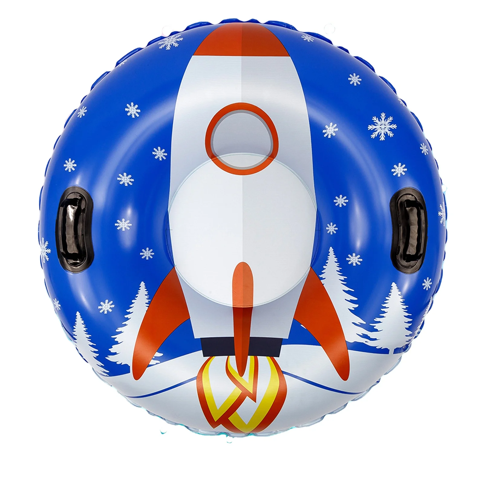 Factory Wholesale Inflatable Snow Tubes Winter Sports 37' Sledding Snow Tubes