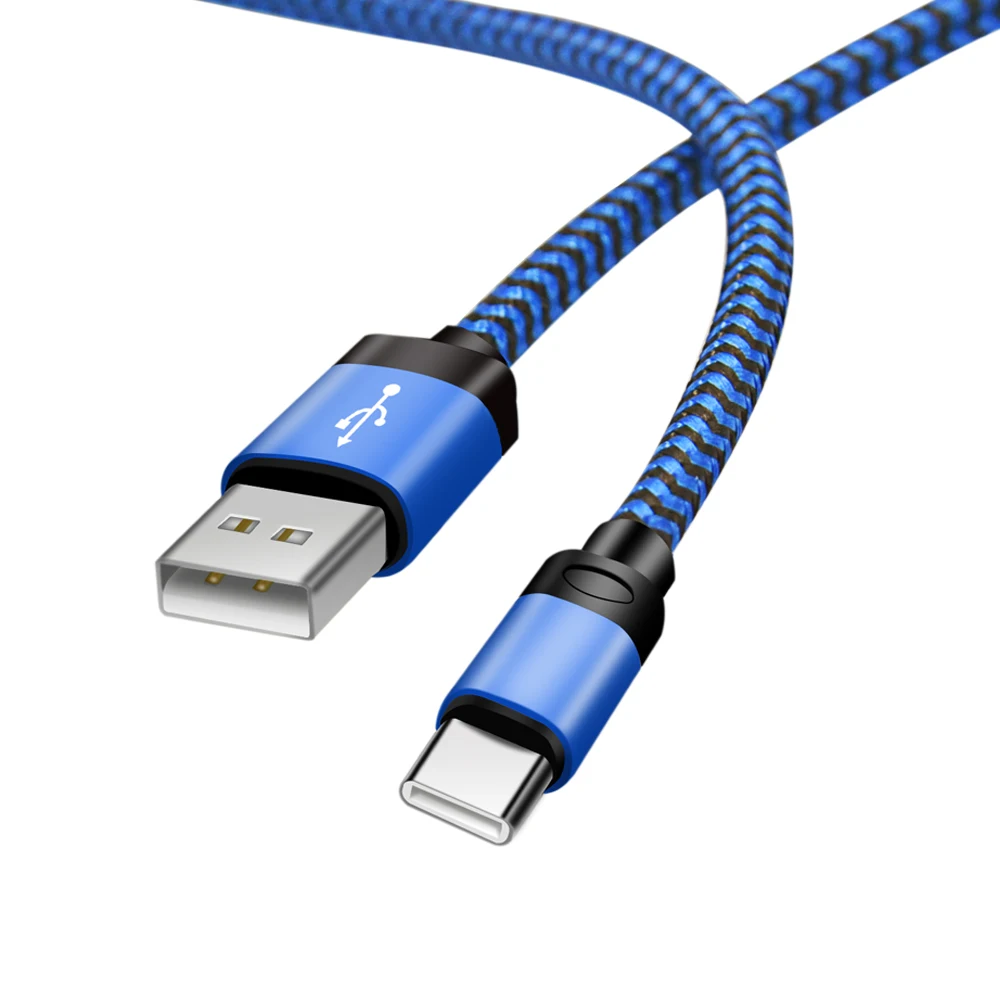 Оптовая продажа 10 футов зарядный кабель в нейлоновой оплетке 3 м usb c-кабель 2 1 А Usb-кабель для быстрой зарядки Iphone