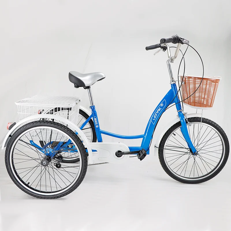 Newest Model Put On Shelves Multiple Color Options Leisure Time Single 24 Inches Speed High Carbon Steel Bicycle Tricycle