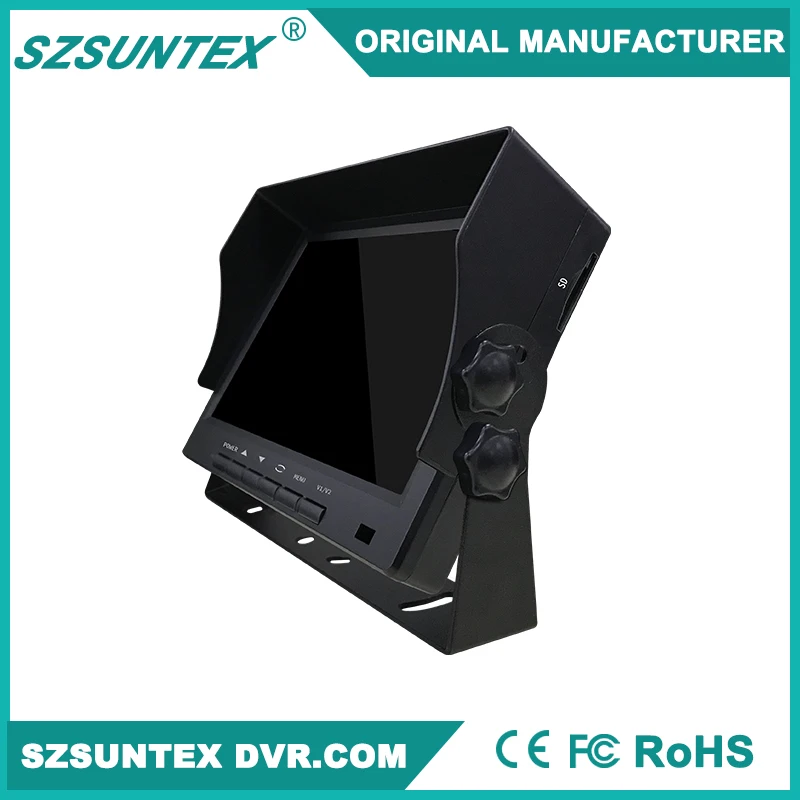 szsuntex 7 Inch TFT LCD Display wholesale Car view Monitor Backup Reverse Screen video camera dvr monitor