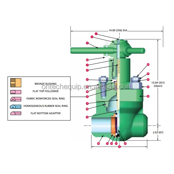 API 6A oilfield standard manifold Demco DM style Butt weld, Flange type connections MUD GATE VALVE