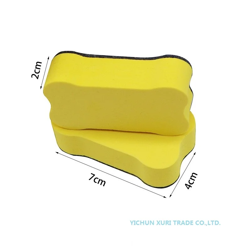 Оптовая продажа, ластик для белой доски, EVA, фетровая ткань, маленький ластик для костей