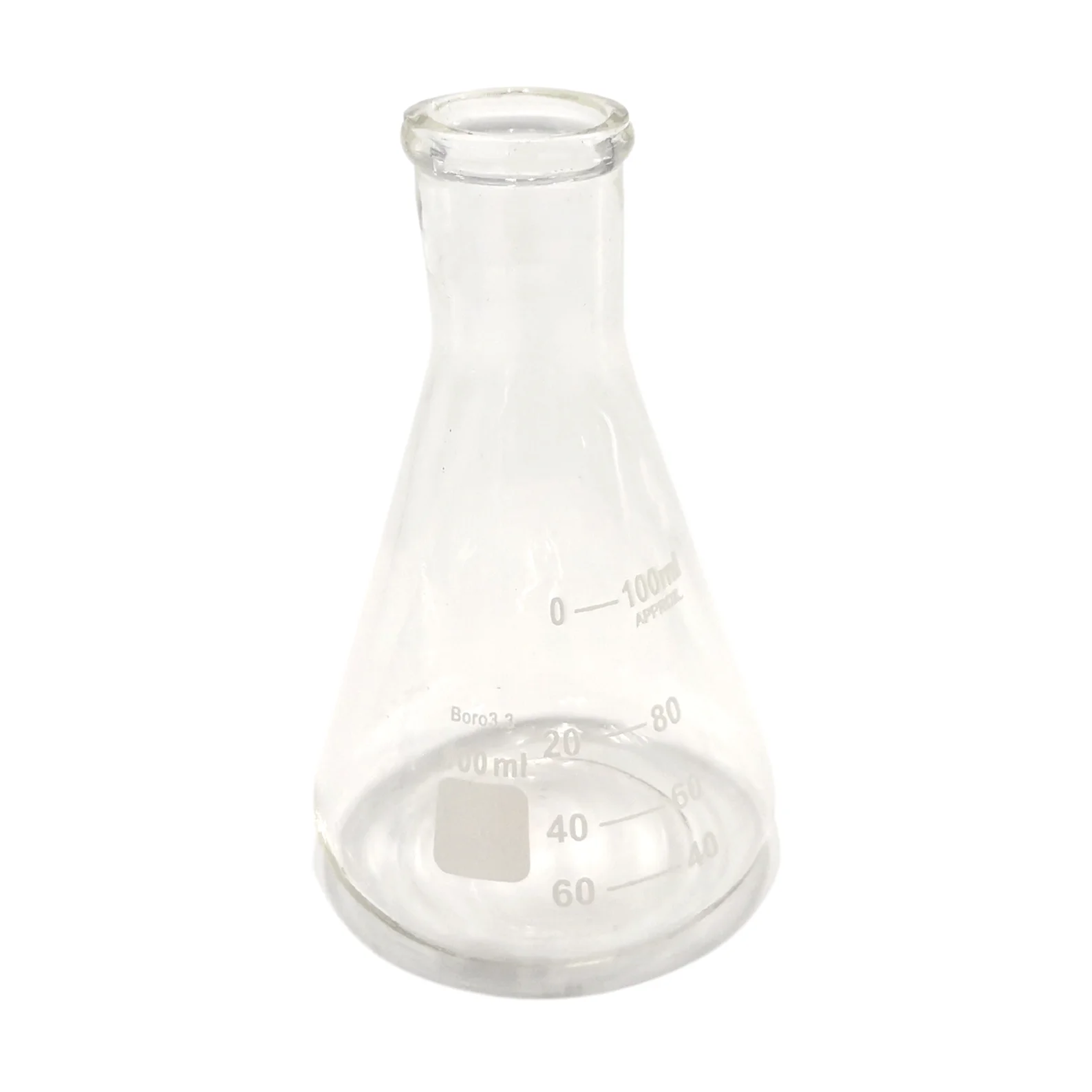 Высококачественная боросиликатная коническая колба 500 мл Мензурка и конические колбы