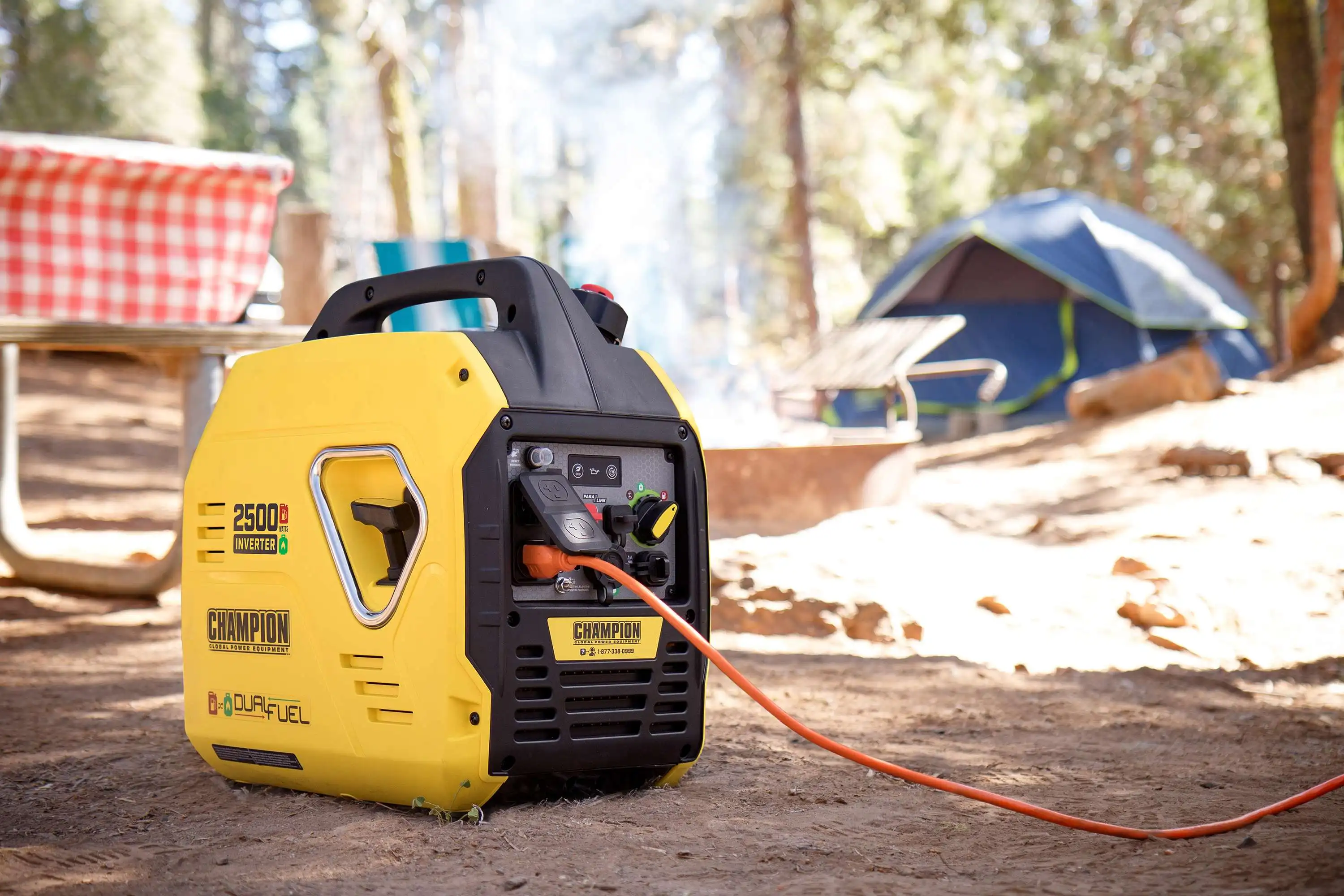 Champion 2500-Watt Ultralight Portable Dual Fuel Inverter Generator