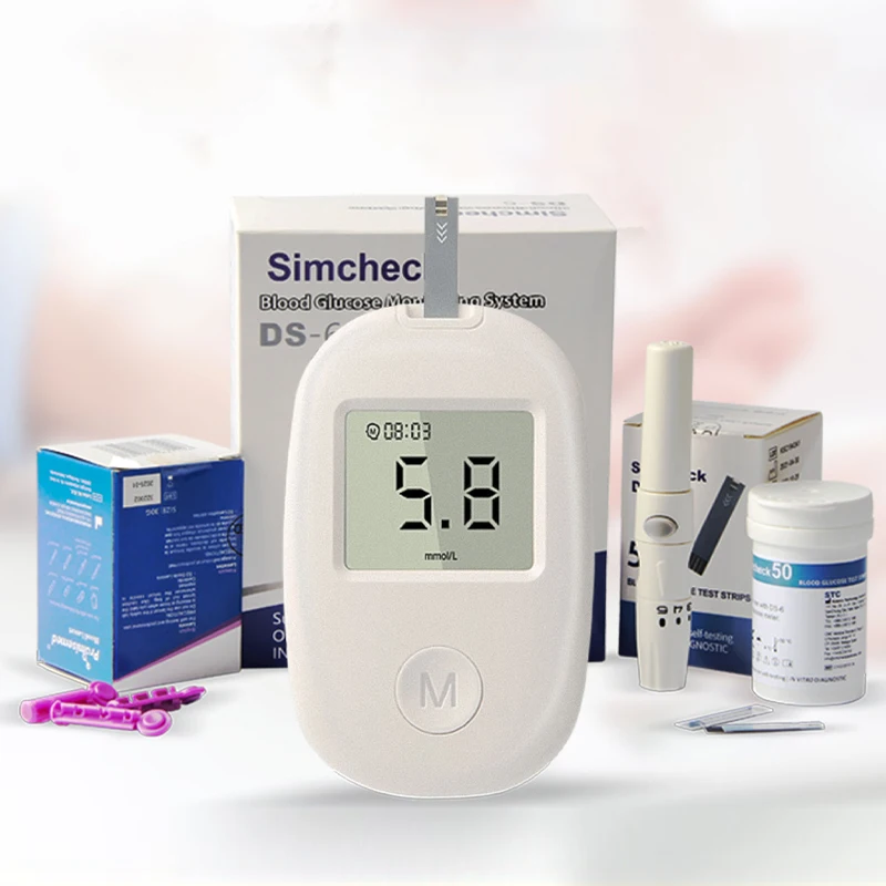 Sugar Meter Household Automatic Glucometer Testing Devices Blood Glucose Tester And Blood Glucose Test Strips