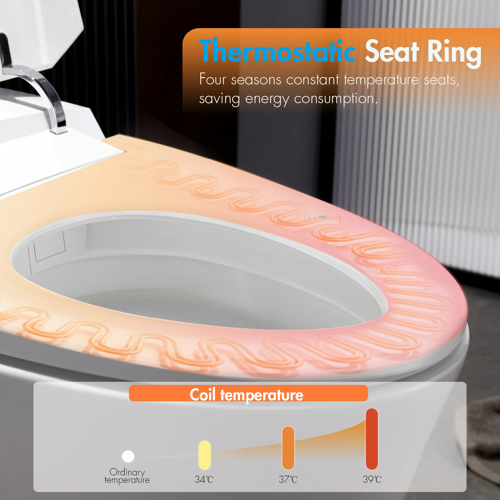 Ceramic sensor sanitary ware automatic Bathroom Electric Vaginal Wash Wc Toilet intelligent Bidet Inodoro Smart Toilet For Hotel