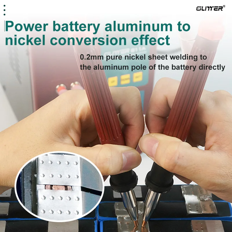 1.GLITTER-811A 36KW 6000A High Power Precision Pulse Spot Welder Pure Copper Strip For Lithium Iron Phosphate Battery