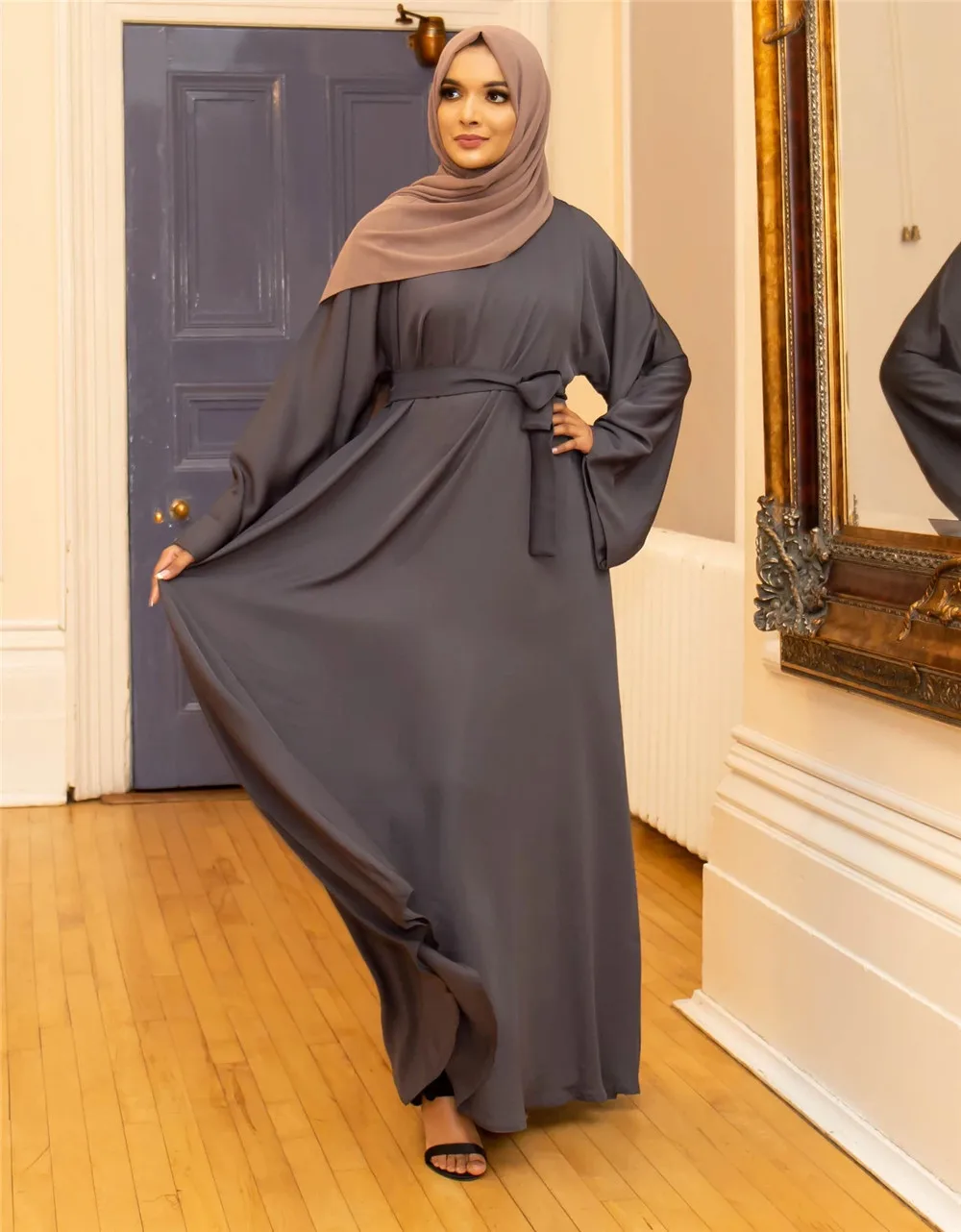 Cheap Custom Design Custom Brand Name Logo muslim women dress abaya islamic clothing China factory