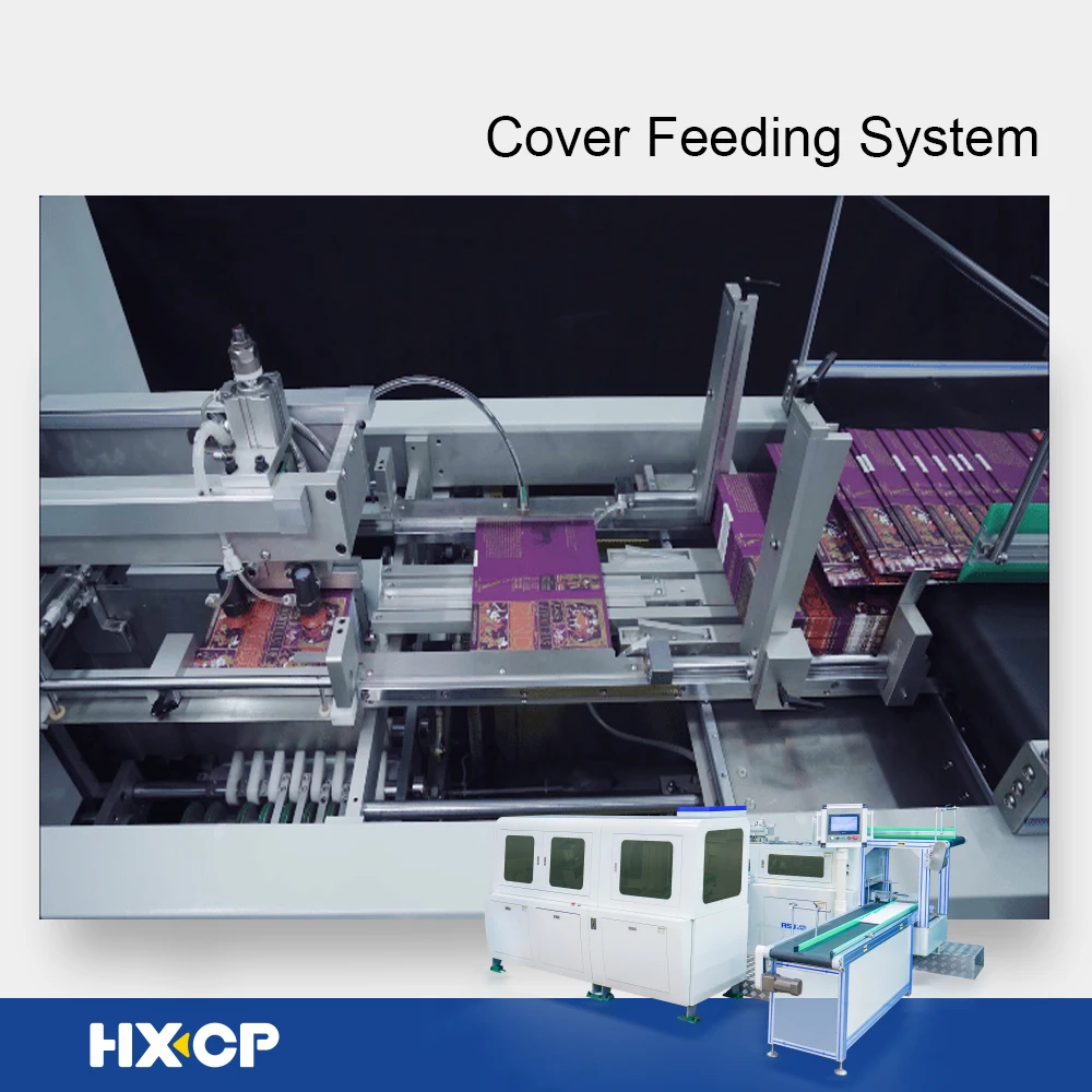 HX360 Hardcover Notebook Casing-in Machine Post-press Manufacturer Flat Back Paperback Hardcover Binding Notebook Volume