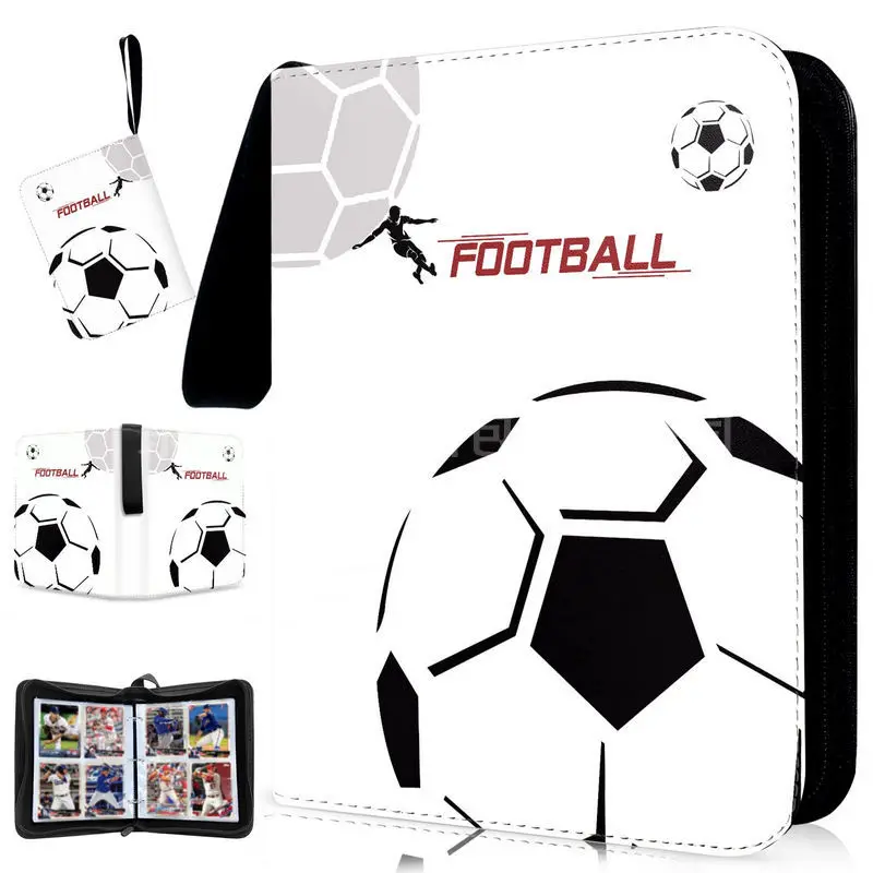 Customized according to needs 9-pocket and 4 pocket card album baseball basketball football game card binders