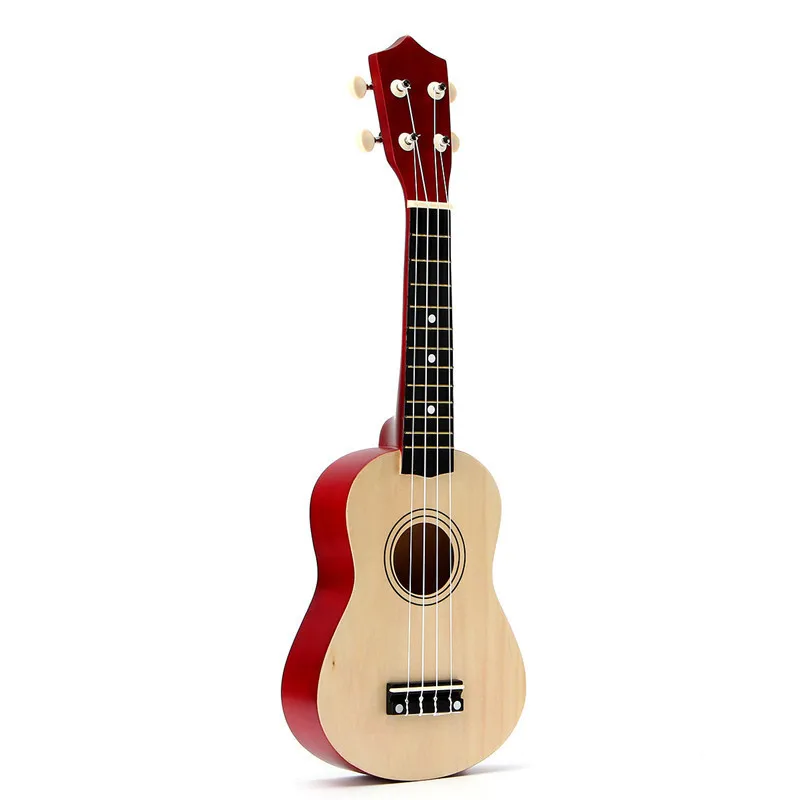 wholesale cheap kids ukulele toy wooden ukulele 21 inch