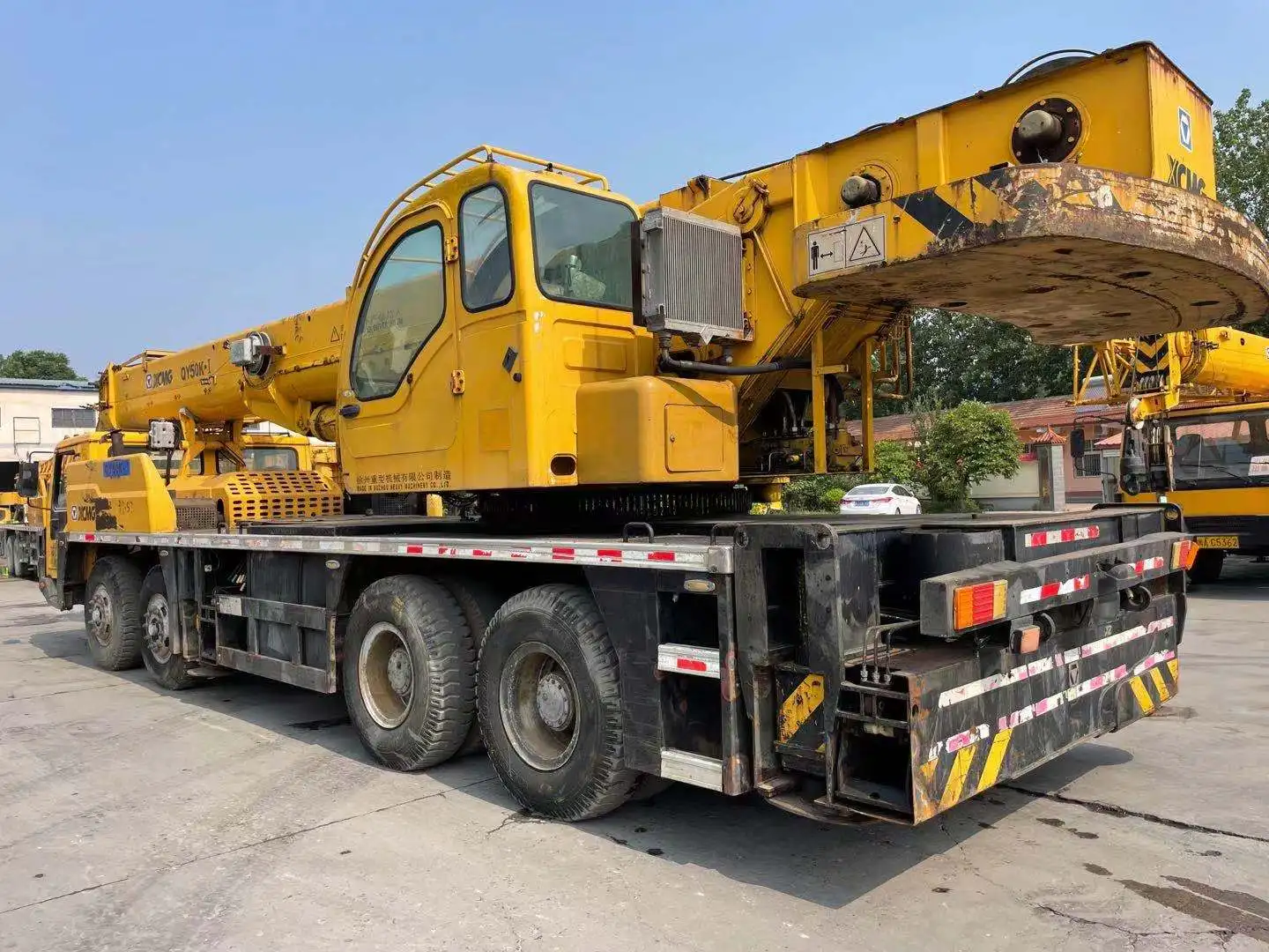 Used chinese truck crane qy50k 50 tons hydraulic mobile crane price for sale