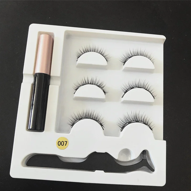 
5d Mink Lashes Long Time Stick Different Eyelash Styles Are Available Natural Magnetic Lashes 