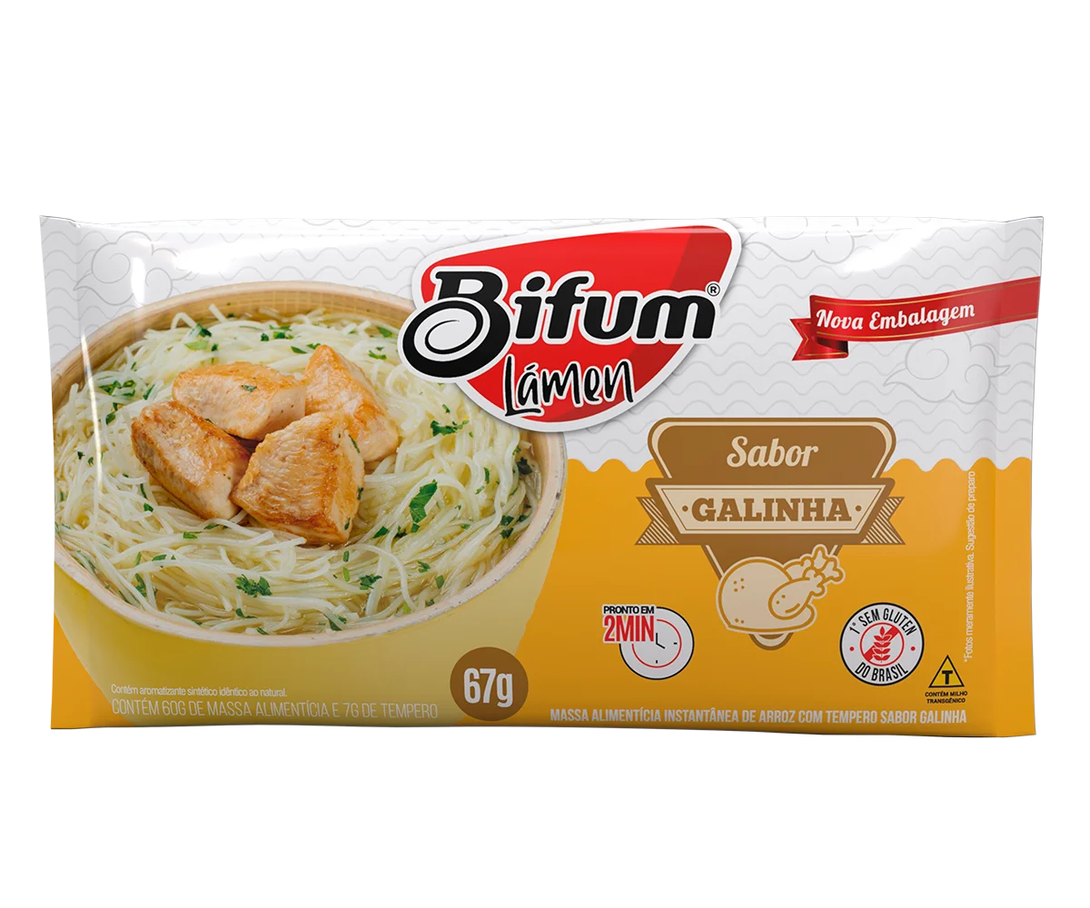 Приправа для курицы Bifum Rice Lamen Vermicelli 67 г сушеной рисовой лапши без глютена, полезное легкое приготовление