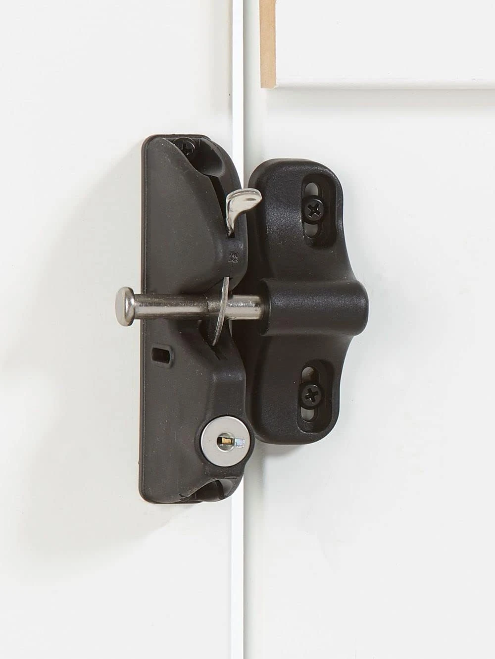 Nylon Automatic Keyed Gate Lock Latch  Lockable Gravity Gate Latch