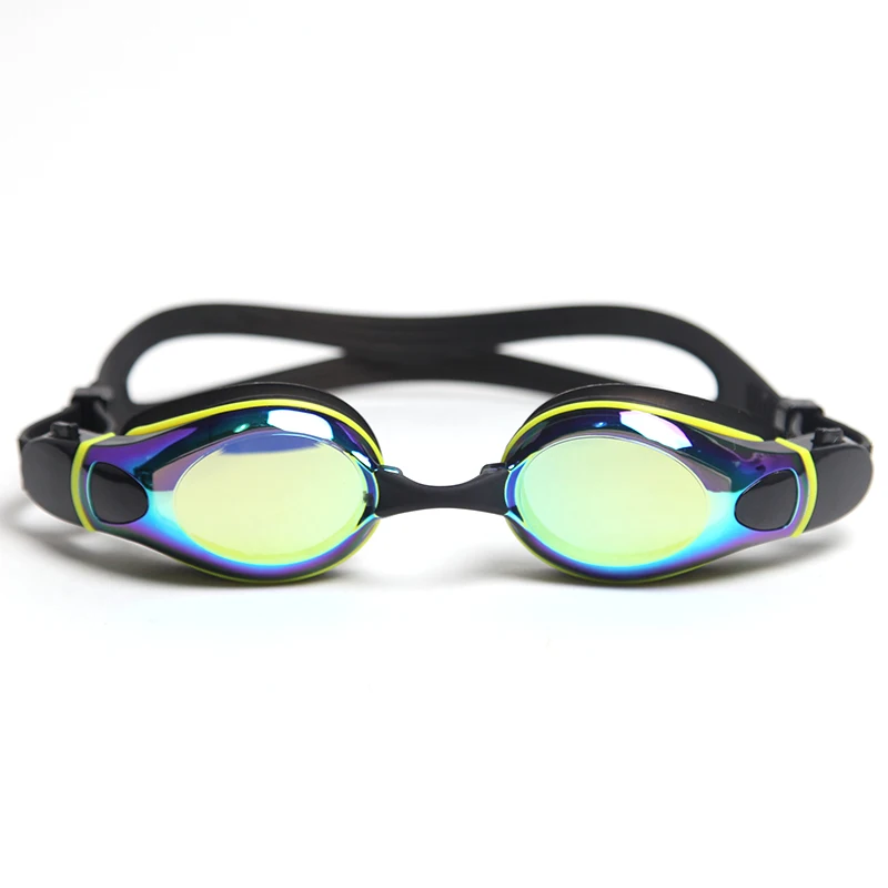 2021 anti fog UV400 silicone swim goggles