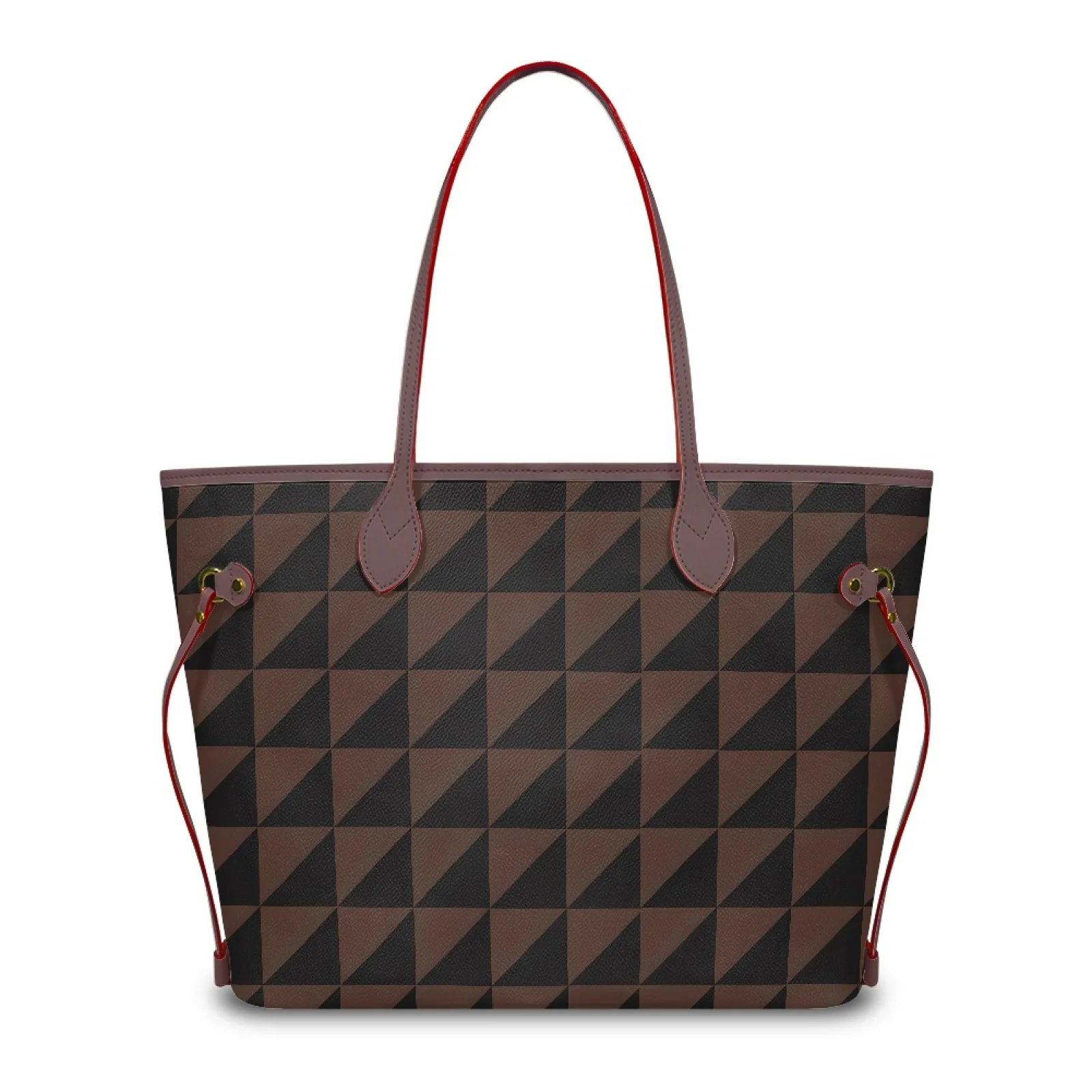 Oversize Brown Leather Tote Women Weekender Bag Shopper Handbag Travel Clutch Purse for Women Luxury Purses and Handbags 2024