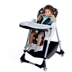 Adjustable Portable Baby Feeding Chair Plastic Dining Chair For Dining Furniture