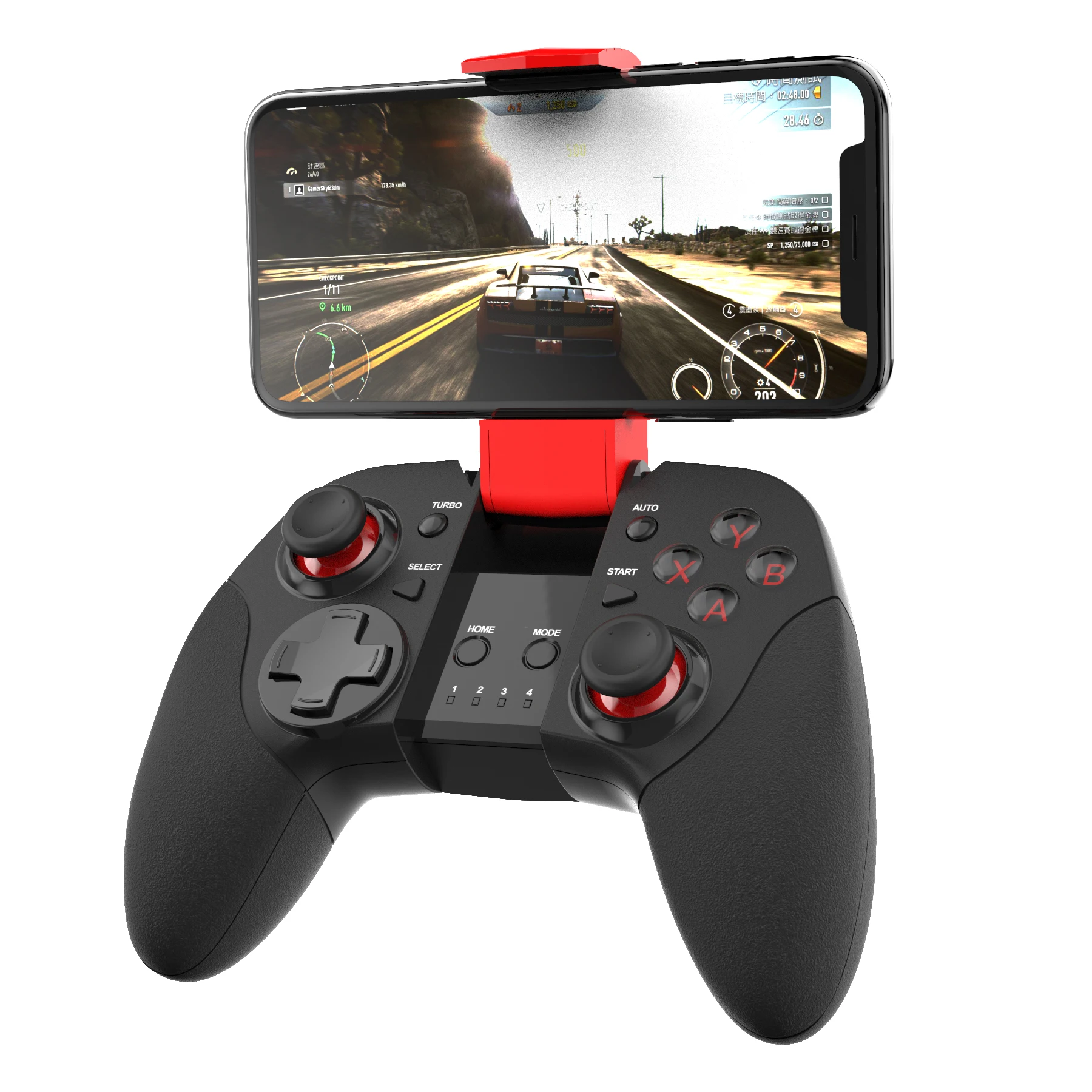  Оптовая продажа беспроводной Двойной вибрации Android геймпад для Nintendo Switch PC-XBOX360 PS3 игровой контроллер мобильных