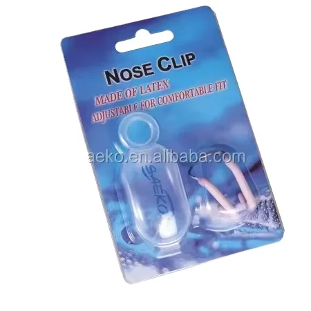 Hot Selling Swimming Accessories Comfortable Durable Popular Waterproof Latex Nose Clip for Swim