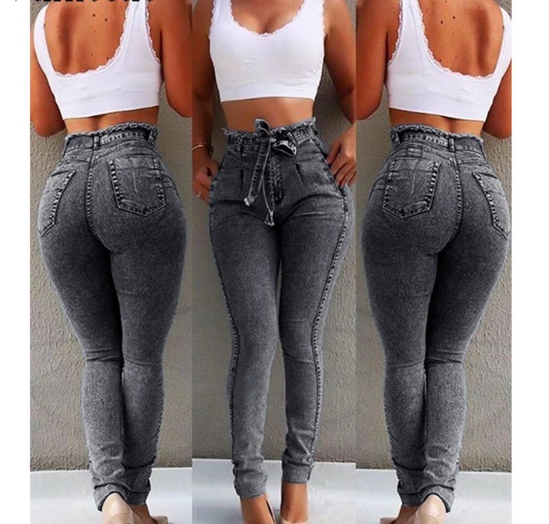 2021 Boyfriend Hole Ripped Jeans Denim Vintage Women High Quality Jeans High Waist Casual Pants Female Slim Jeans