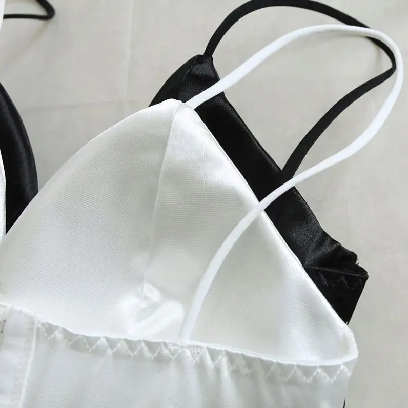 2023 spring and summer Ribbed Cami Halter Camisole White Top Tube Tops Tanks & Camis Knit Crop Top