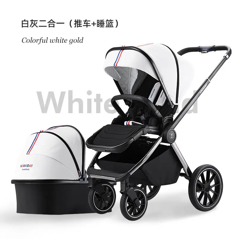 Wholesale baby stroller 3 in 1 newborn carriage babies strollers 3 in 1 poussette travel luxury pram baby stroller for sale