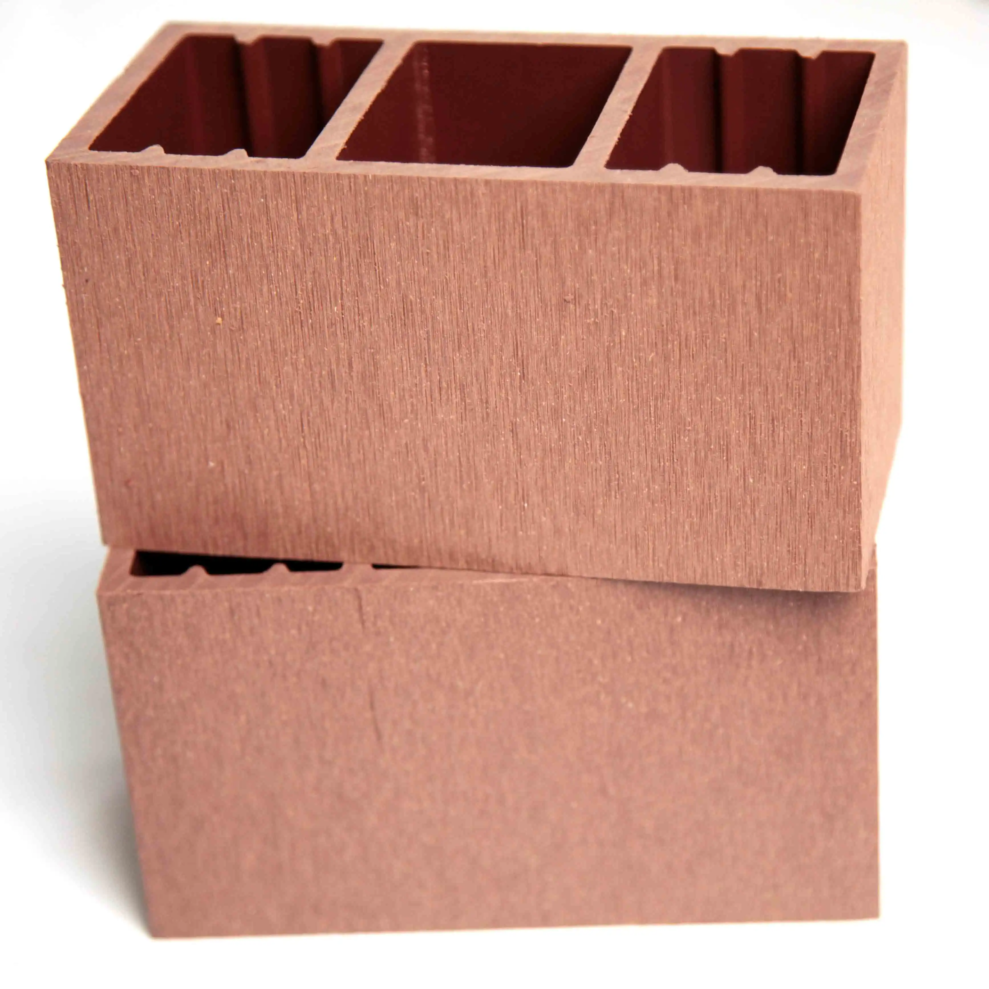 3d WPC Timber Tubes factory price wpc wood composite Timber Tubes