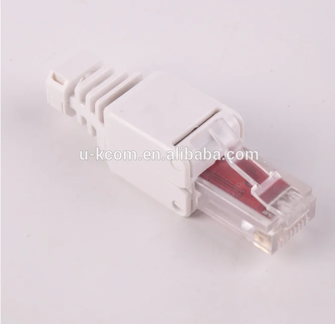 Модульный разъем UTP Cat6a без инструментов RJ45 keystone сетевой