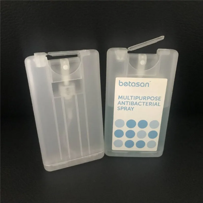 
OEM 15ML plastic credit card spray bottle 