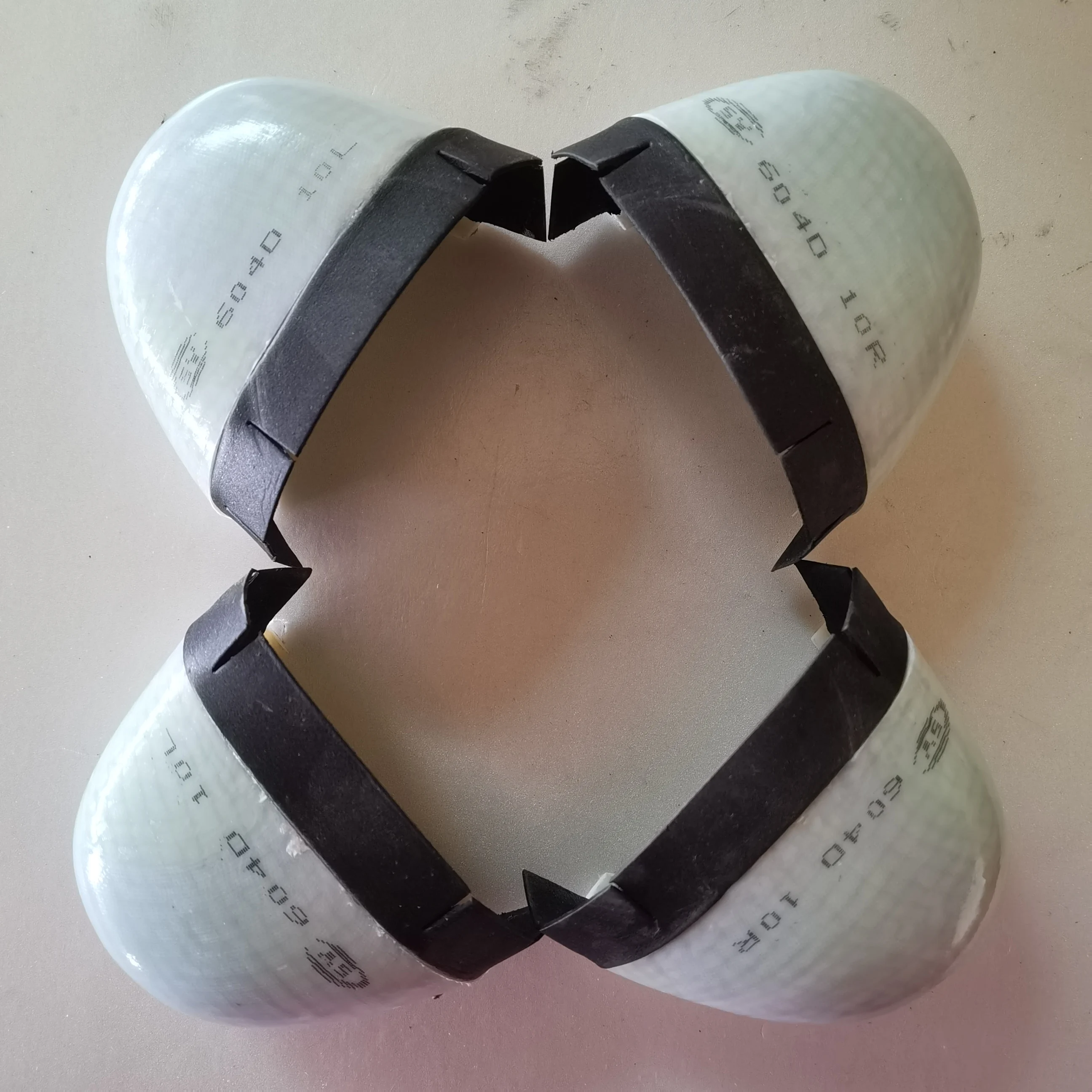 Polymer materials high stable performance composite fiberglass toe cap for work shoes
