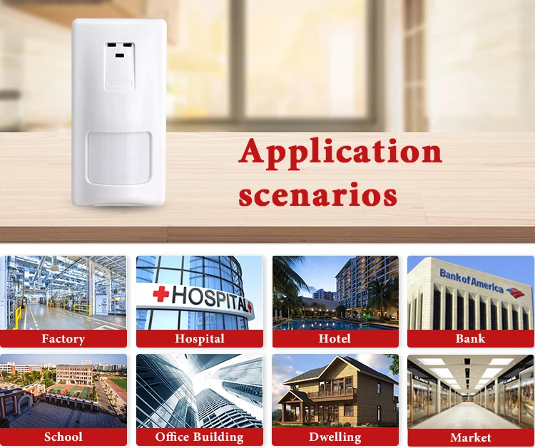 Super Quality Pir Motion Detector human Sensor Double Microwave Two PIR motion detector And MW Detection Tech