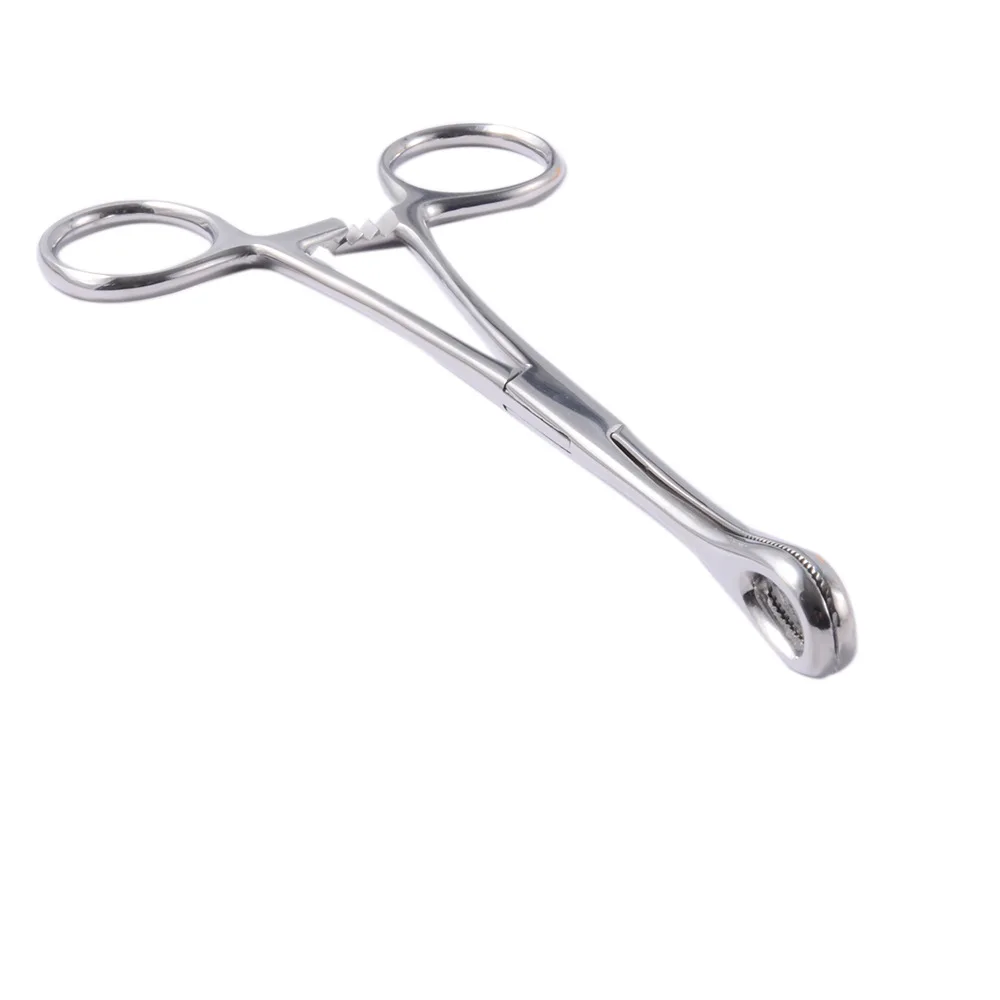 Surgical Steel Opening Closing Needle Ball Clamp Plier Different Open shape Tweezers Piercing Professional Puncture Tool