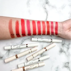 OEM Highly Pigmented Lipstick Moisturizing Longlasting Vegan Lipstick Pen Kissproof Non-stick Cup Lipstick