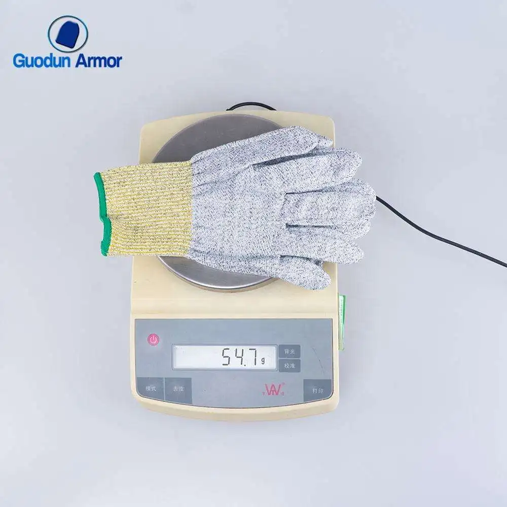 Hot selling EN388 4543 Cut Level 5 Cut Resistant Work Gloves Safety Construction Gloves