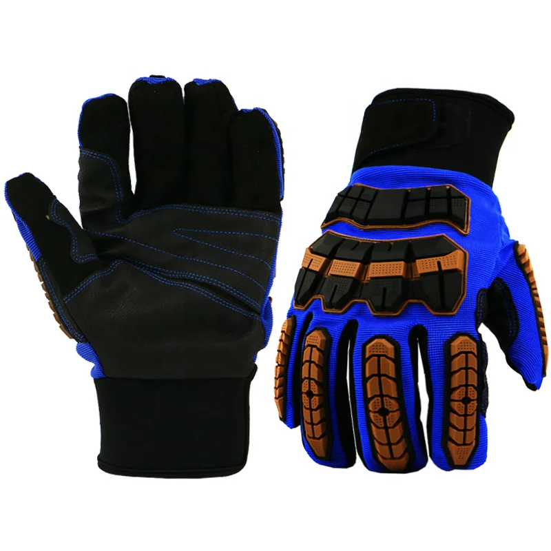 BSP tpr mens oil and gas safety impact gloves oilfield working  for oil workers