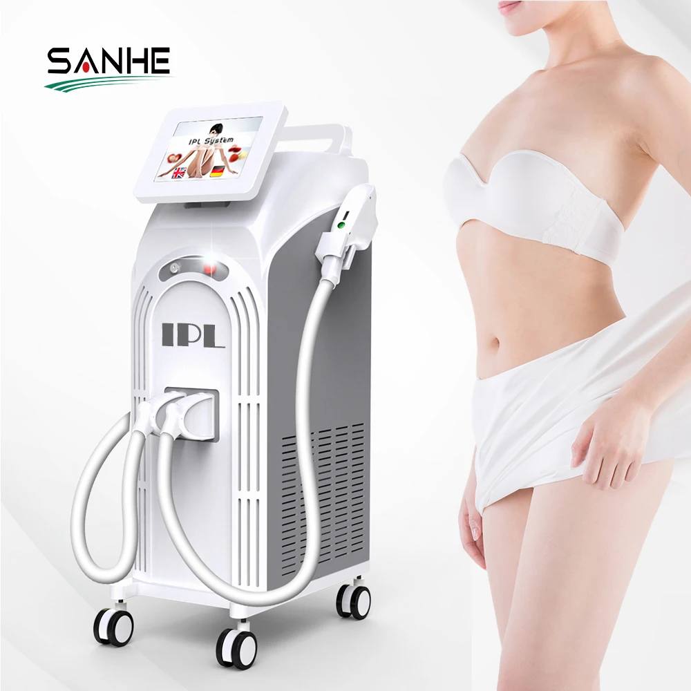 SANHE New Product IPL 3 In 1 Diode Laser Ipl Laser Hair Removal Laser Machine For Skin Rejuvenation