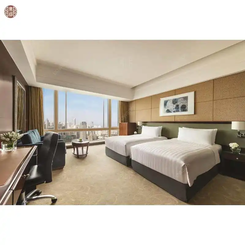 2022 Modern Design 5 Stars Hotel Luxury Furniture Hotel Wood Beds For Sale