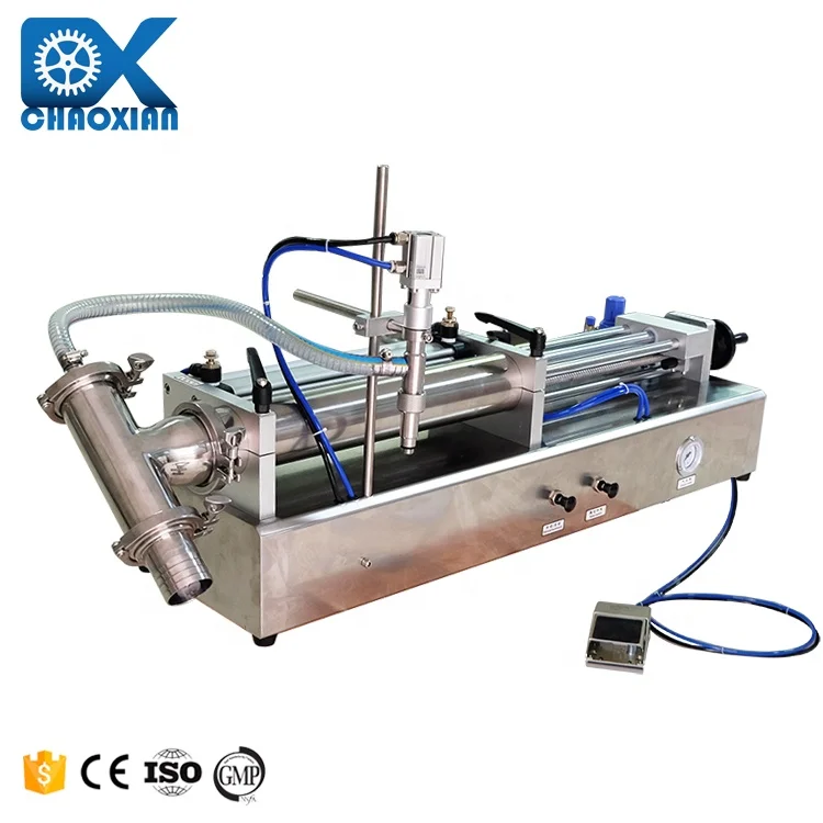 Semi Automatic Pneumatic E-cig Juice Filler Beer Serum Liquid Water Big Bottle Filling Machine