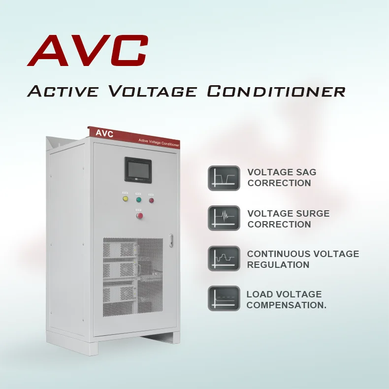 Single/Three Phase IGBT Type Voltage Stabilizer Regulator active voltage conditioner in low voltage distribution system