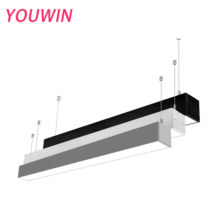 YOUWIN 1200mm 36W Seamless Connection LED Linear Pendant Light High Quality Customizable Wholesale Office Use 3 Year Warranty