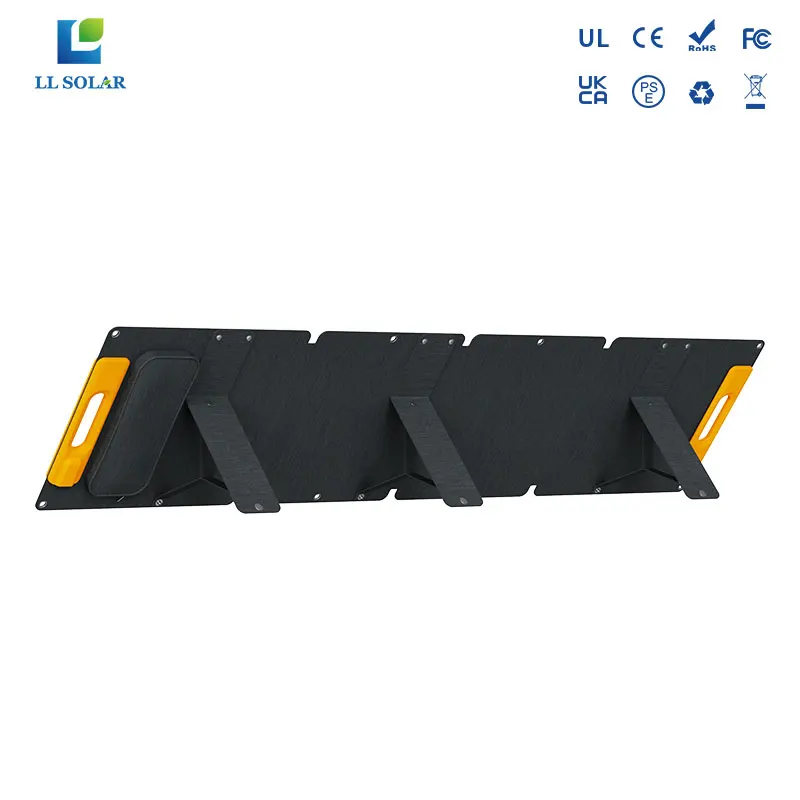 100W Portable Solar Panels PD45W QC3.0 Fast Solar Charger DC18V 6.67A USB A&C Output Compatible with Power Stations