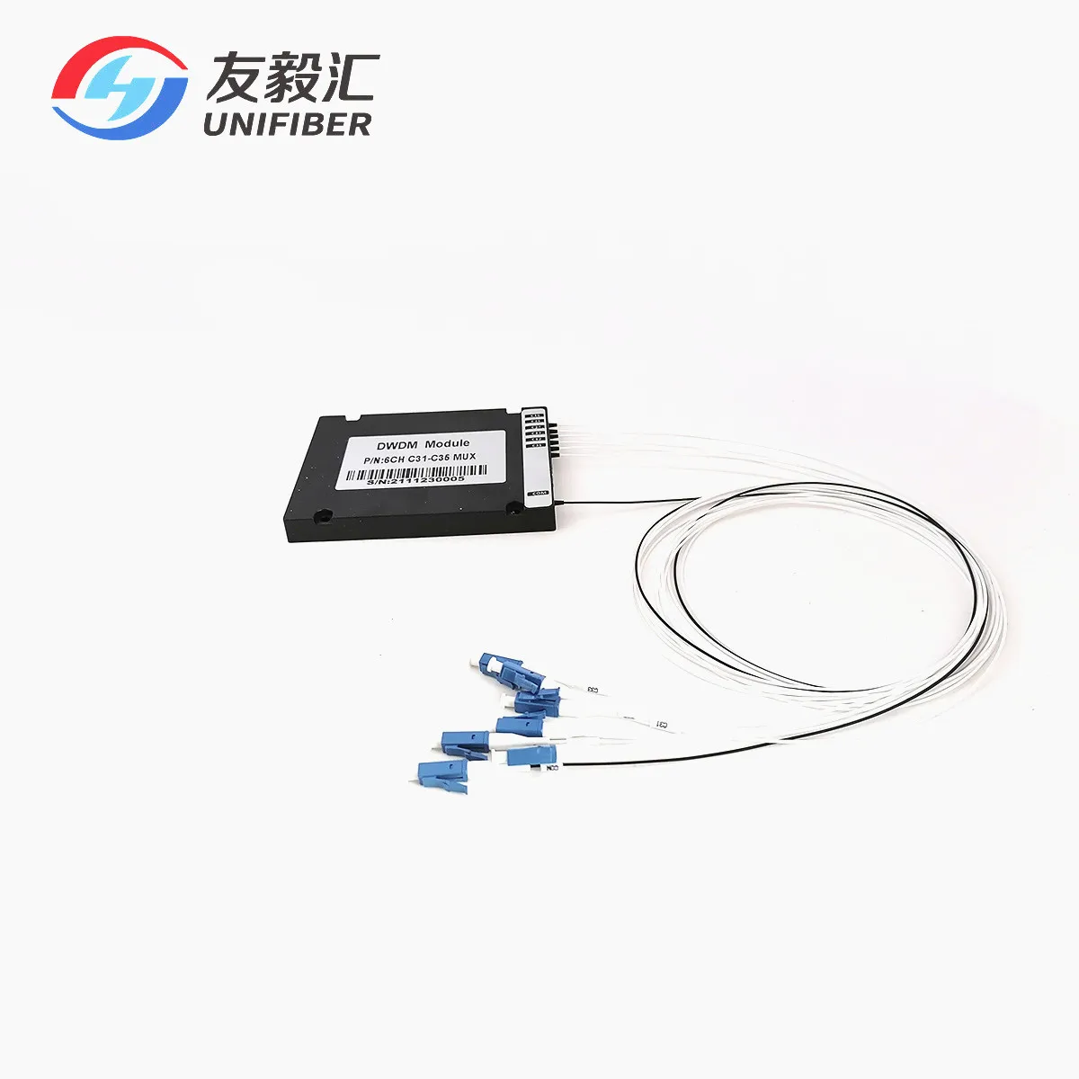 4/8/16 Channel 100Ghz DWDM Mux Demux ABS Module C21~C61 LC/UPC